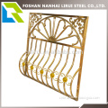 Decorative wrought stainless steel window grill